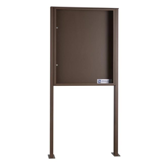 Vendita online Bacheca porta avvisi Maxi SB3 con pali sostegno verniciata corten